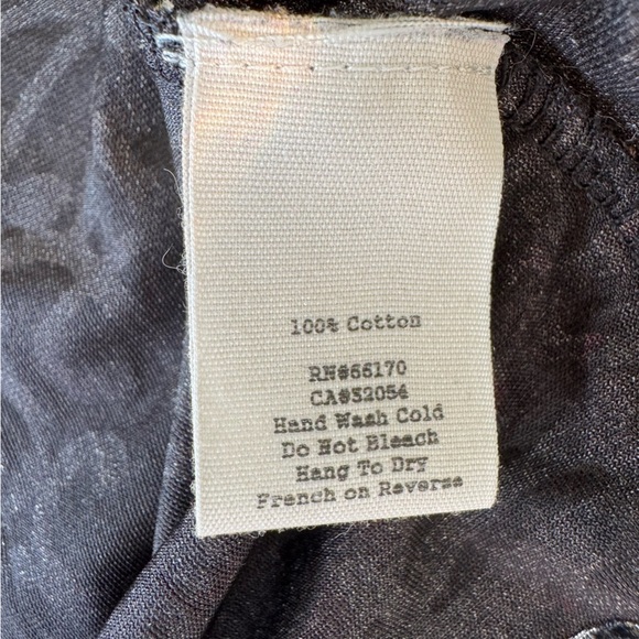 Y2K Vintage Burnt Velvet Silence+Noise Black & Red Whimsigoth OpenTop size 1 S/M - Picture 4 of 7